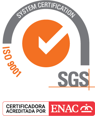 SGS System Certification ISO 9001, certificadora acreditada por ENAC